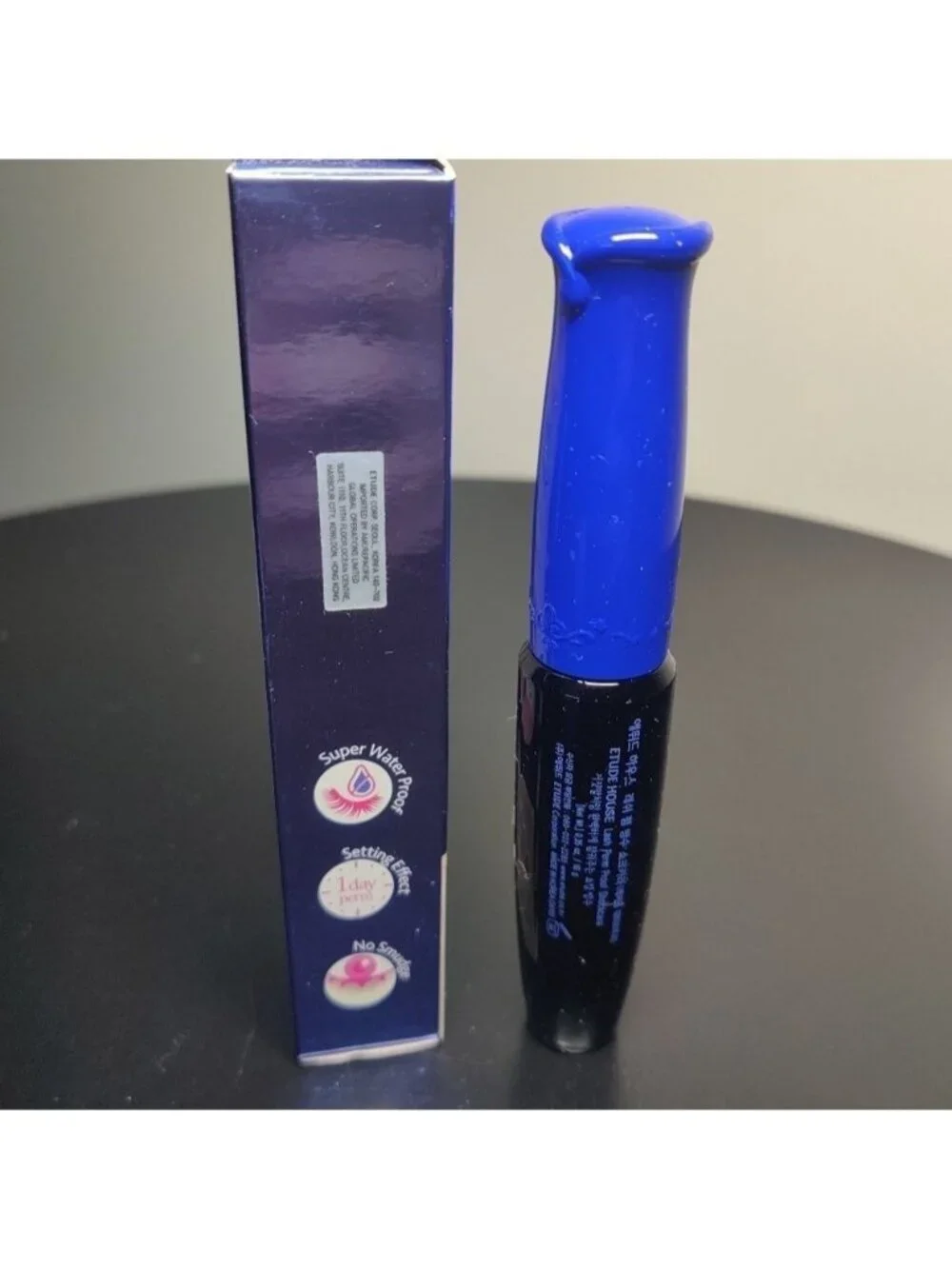 Etude House Lash Perm Proof Shockcara Mascara Black Waterproof Curling NIB 0874
